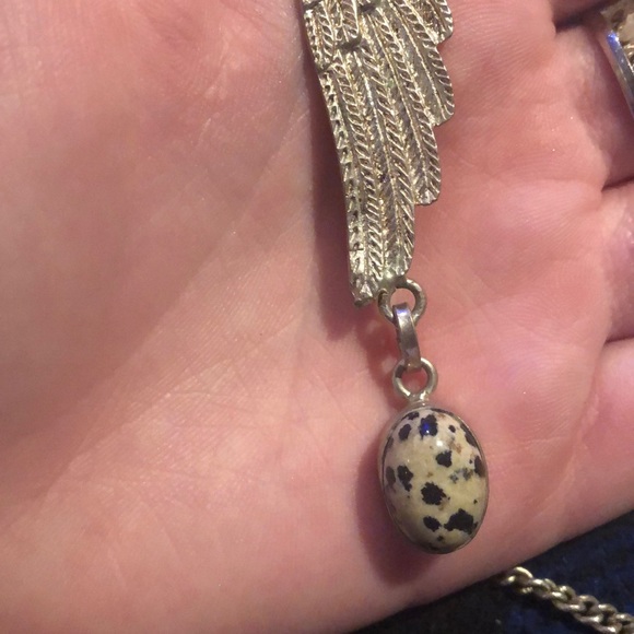 Crystal Angel Wing  Necklace - Picture 3 of 4